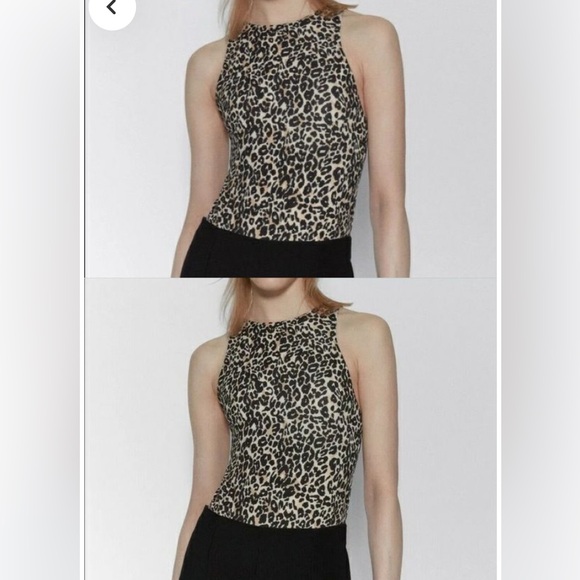 Zara | Leopard Print Bodysuit - Picture 2 of 3